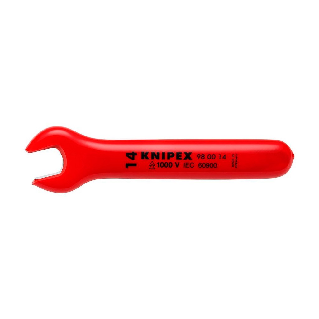 Ключ гаечный KNIPEX рожковый VDE, 14 мм, длина 135 мм, диэлектрический