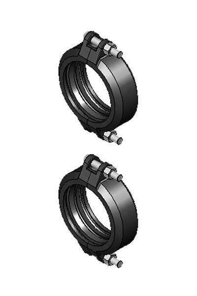 Комплекты соединений Meibes BigFixLock Компл. соед-ий Victaulic Ду80хДу100 со стрелки на коллектор,угл. соед-е,без изоляции, м/о расст.225