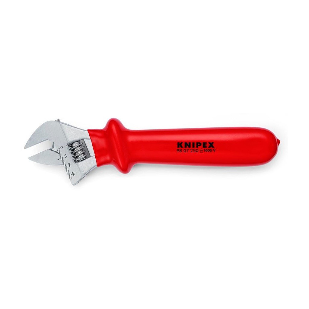 Ключ разводной VDE KNIPEX, зев 30 мм, длина 260 мм, диэлектрический