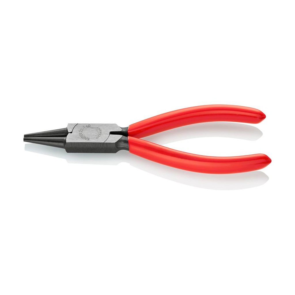 Круглогубцы KNIPEX, губки d2.5x28 мм, длина 140 мм, фосфатированные, обливные ручки