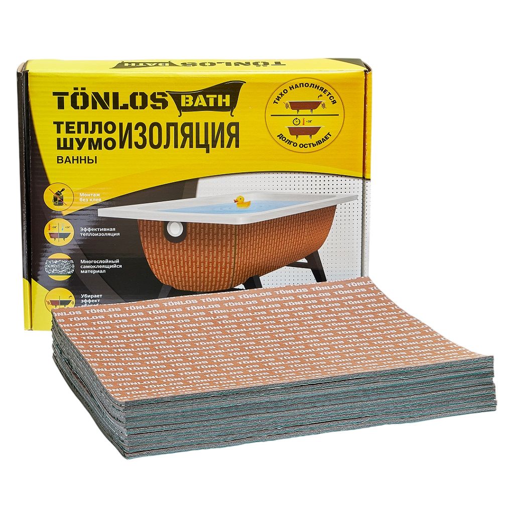 Теплошумоизоляция ванн TONLOS BATH
