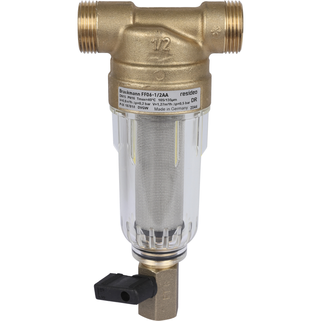 Фильтр Honeywell (Resideo Braukmann) на холодную воду, 100 мкм, 1/2